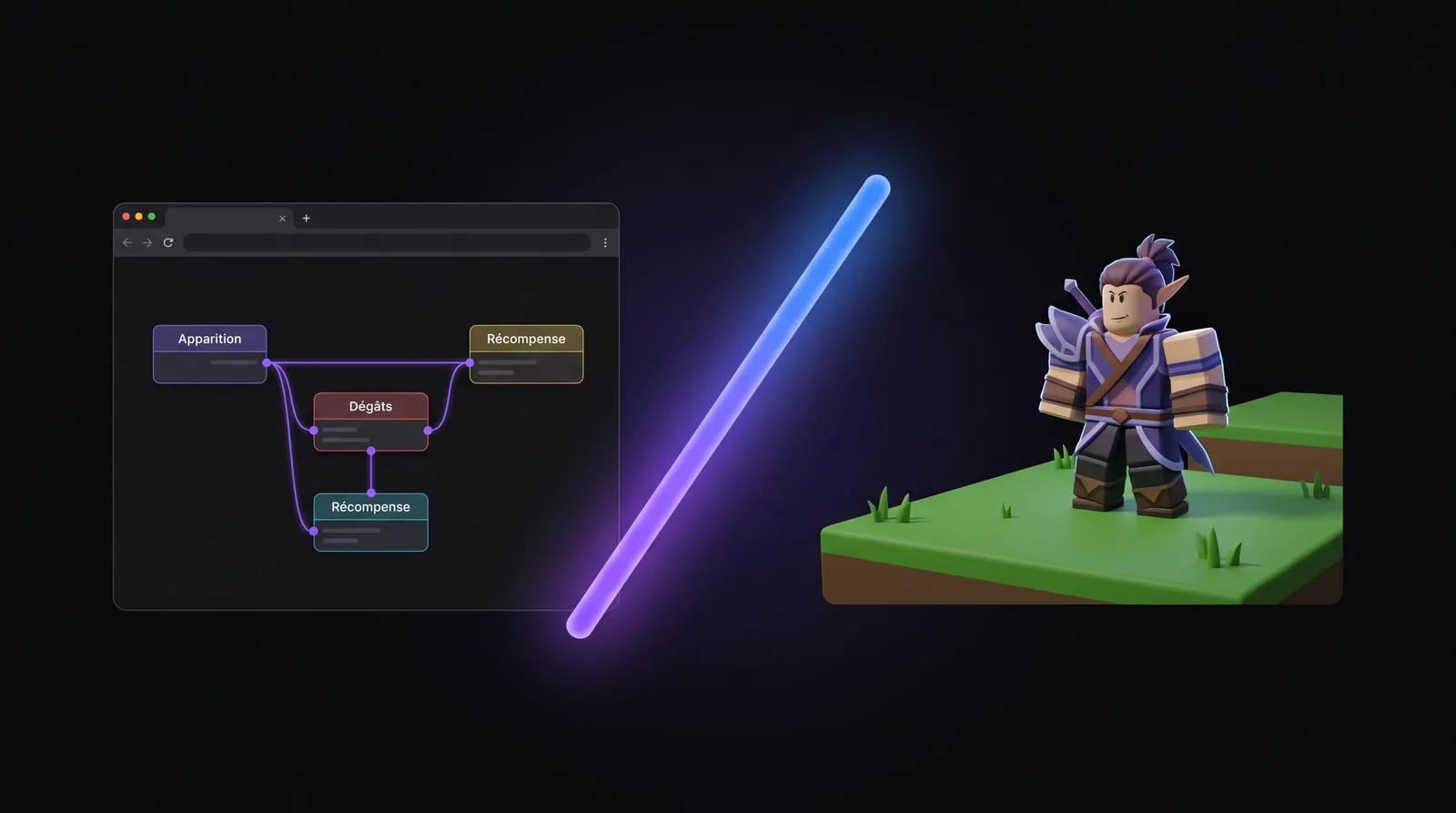 Build your Roblox game without writing a single line of code